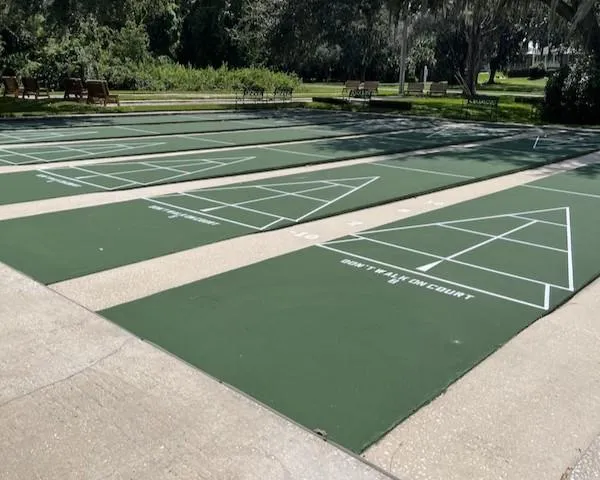 Tennis courts and amenities