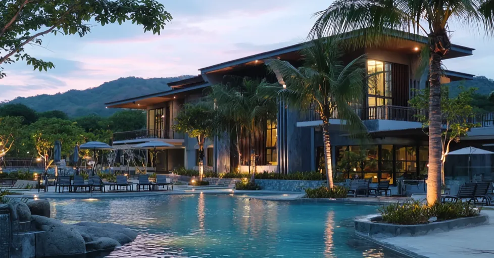 two people playing tennis on a tennis court
