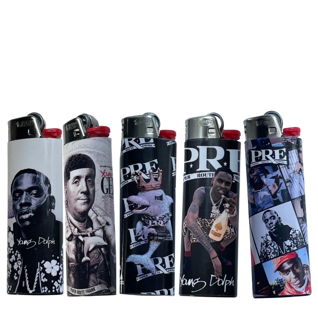Dolph tribute lighter 5-pack collector bundle with iconic legacy designs