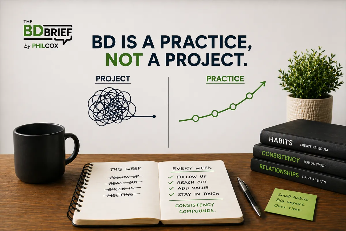 BD Is a Practice, Not a Project
