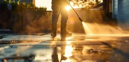 Image of Man Seal-Coating