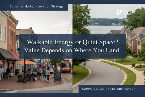 Downtown Cornelius vs Nearby Areas: Lifestyle & Market Comparison