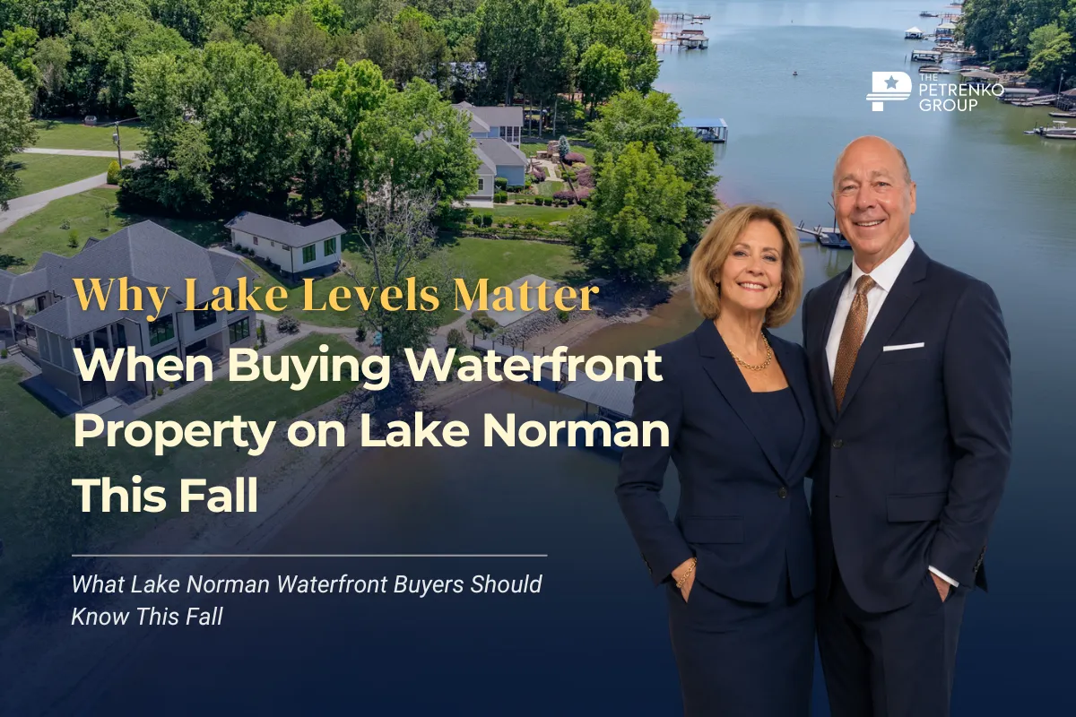 Why Lake Levels Matter When Buying Waterfront Property on Lake Norman This Fall