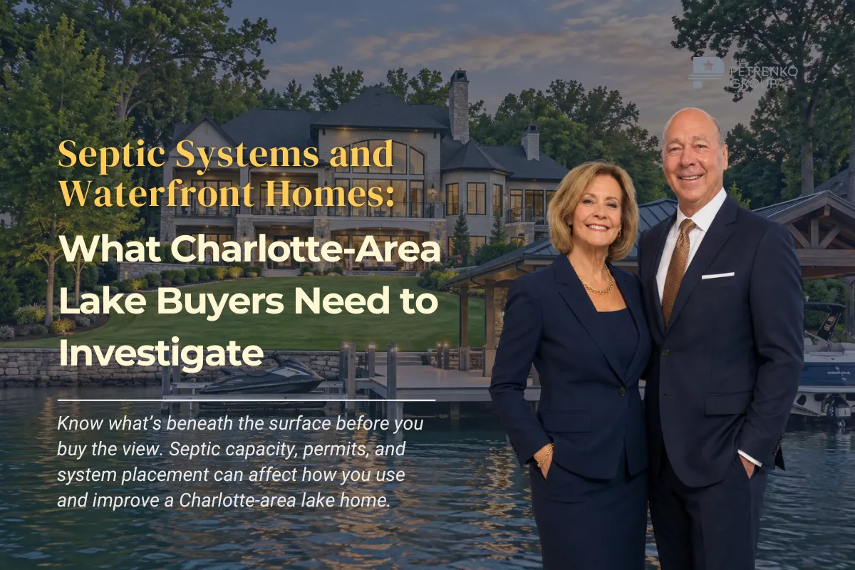 Septic Systems and Waterfront Homes: What Charlotte-Area Lake Buyers Need to Investigate