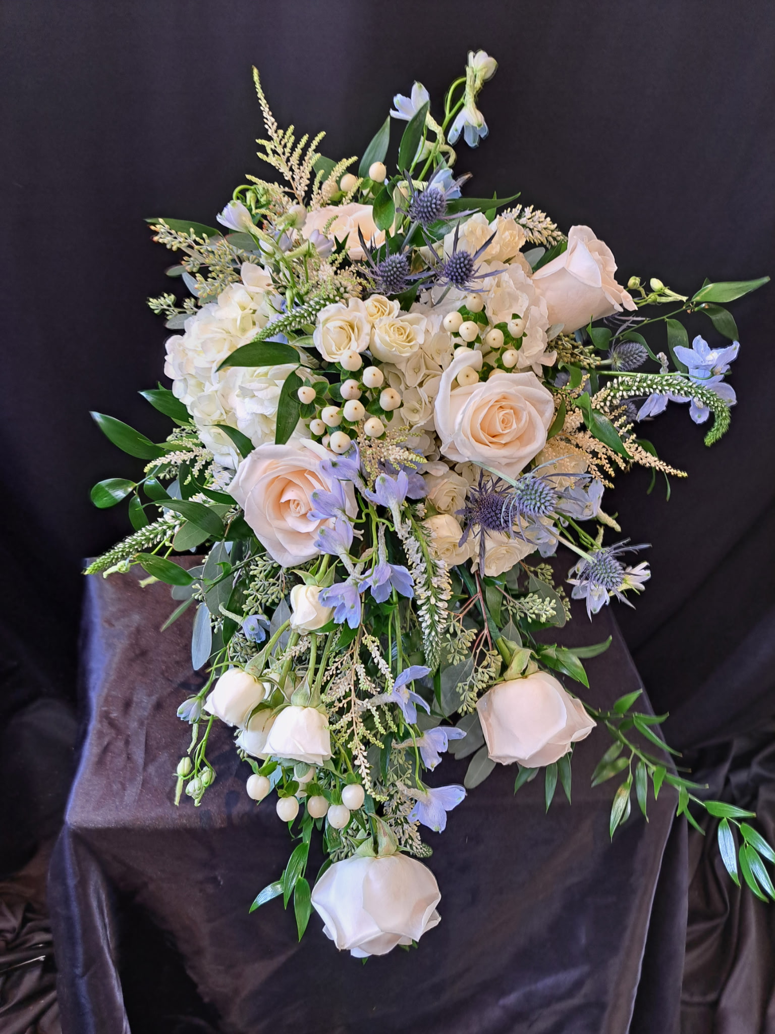 Romantic garden-style bridal bouquet in Cleveland Ohio