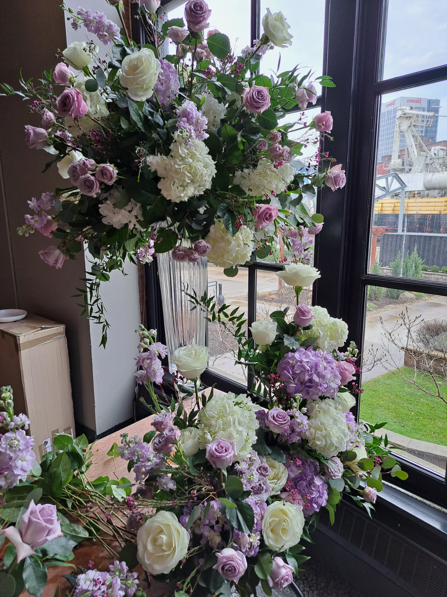 Elevated floral design for Cleveland wedding venue
