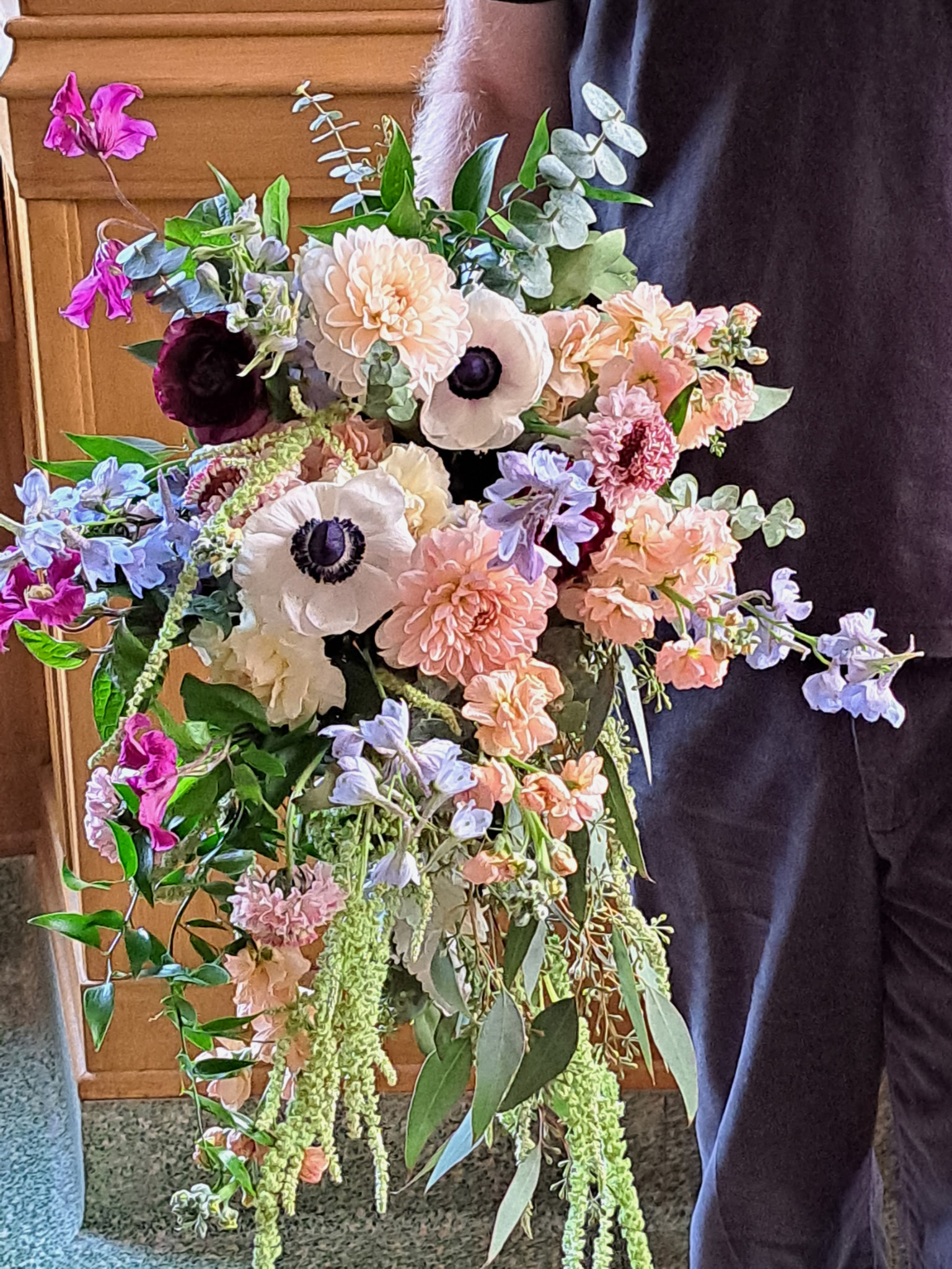 Custom bridal bouquet for Cleveland wedding designed by Segelin’s Flower