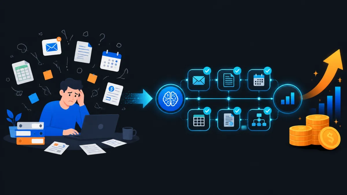 Turning Admin Tasks into Profit: A Practical Guide to High-ROI Automation.