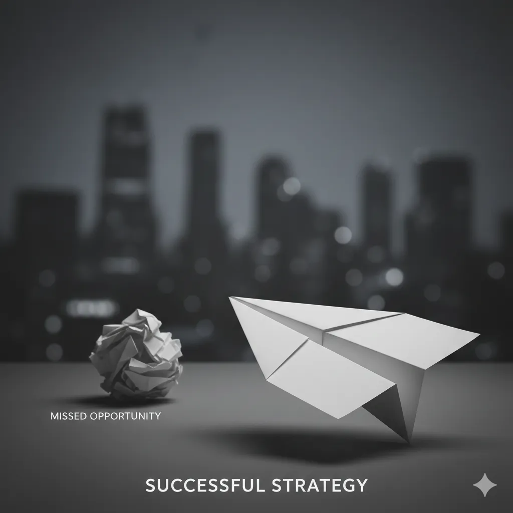 white paper plane on white background