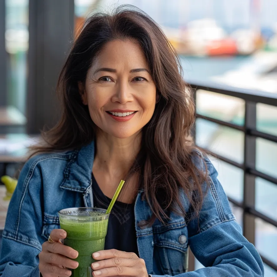 woman in midlife with autoimmune di