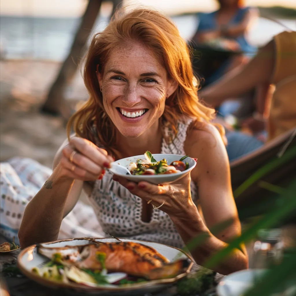 midlife woman with ibs and digestive health issues 