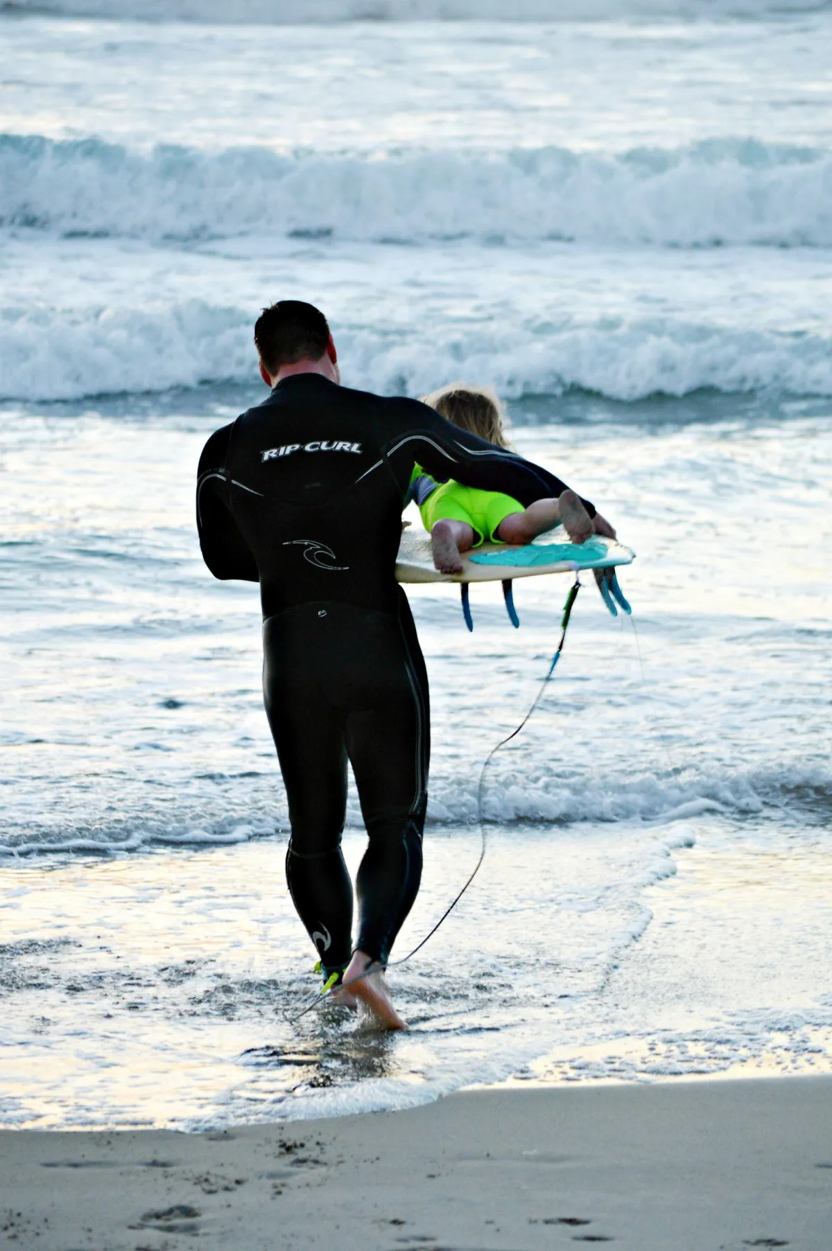 Family coastal exploration