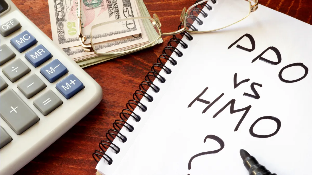 Comparison guide explaining the differences between Medicare Advantage HMO and PPO plans, including costs, provider networks, referrals, and flexibility in choosing care.