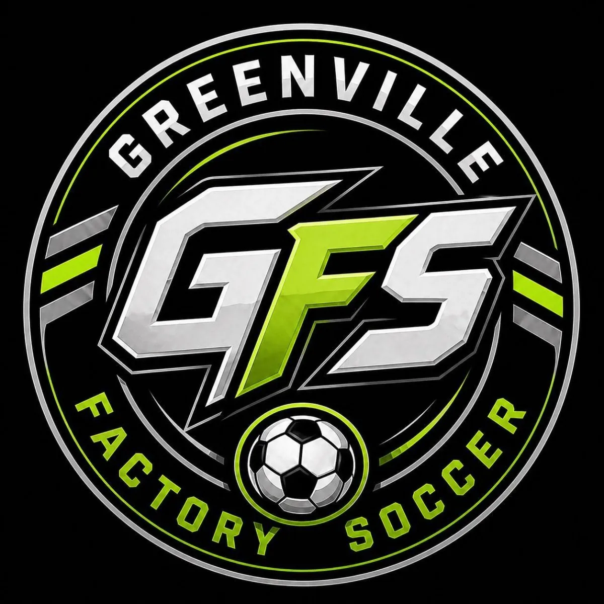 Greenville Factory Soccer Academy Logo