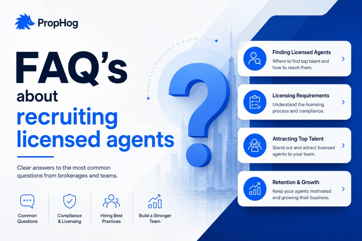 FAQ's about recruiting licensed agents