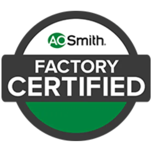 AO Smith Certification Badge For Oahu Drain Restoration Honolulu Oahu Hawaii