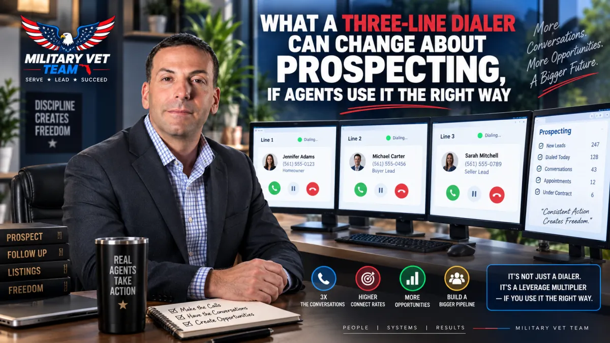 What A Three-Line Dialer Can Change About Prospecting, If Agents Use It The Right Way