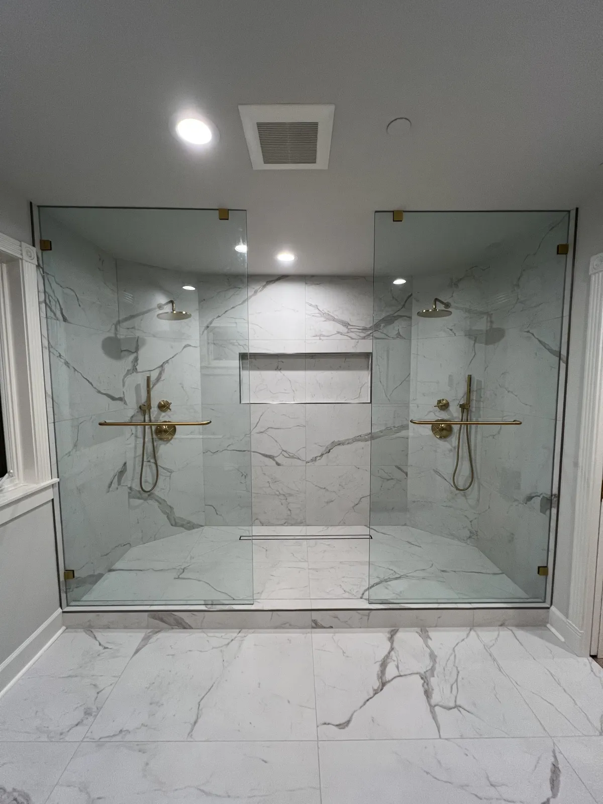 Compact condo bathroom remodel in Seattle