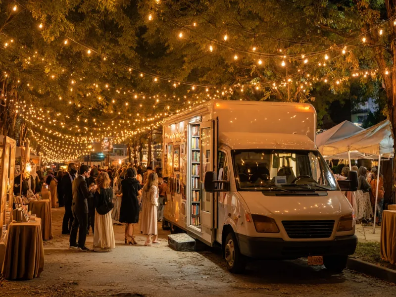 Moonlit Nook bookmobile bringing books to readers and local communities