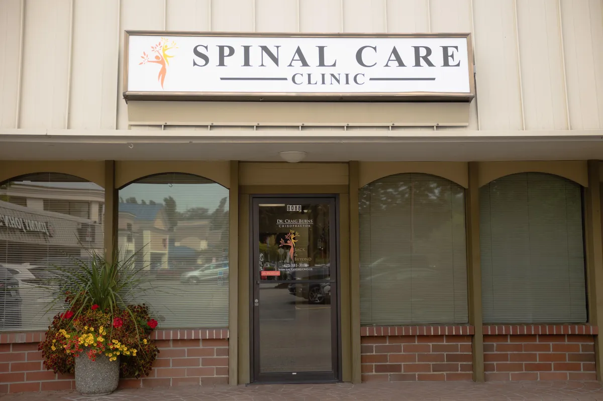 Storefront of Spinal Care Clinic in Redmond, WA.