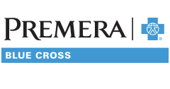 Logo of Premera Blue Cross health insurance providers accepted at Back & Beyond Spine Care Clinic in Redmond, WA