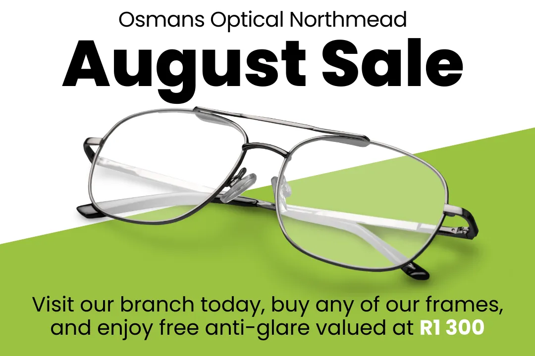 black framed eyeglasses