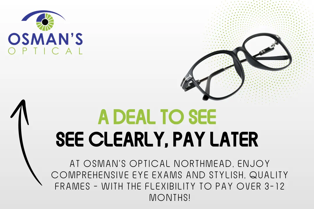 black framed eyeglasses