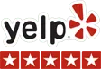 Yelp 5-star rating for Clean Gutter Protection.