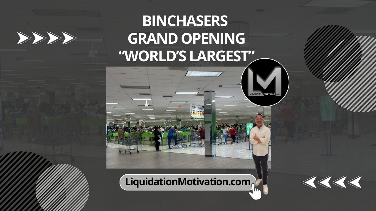 BINCHASERS Grand Opening: Inside the World’s Largest Bin Store (200 Bins, 86,000 Sq Ft)