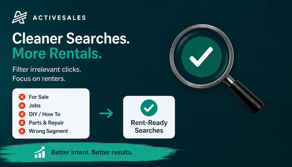 Cleaner searches, more rental leads.