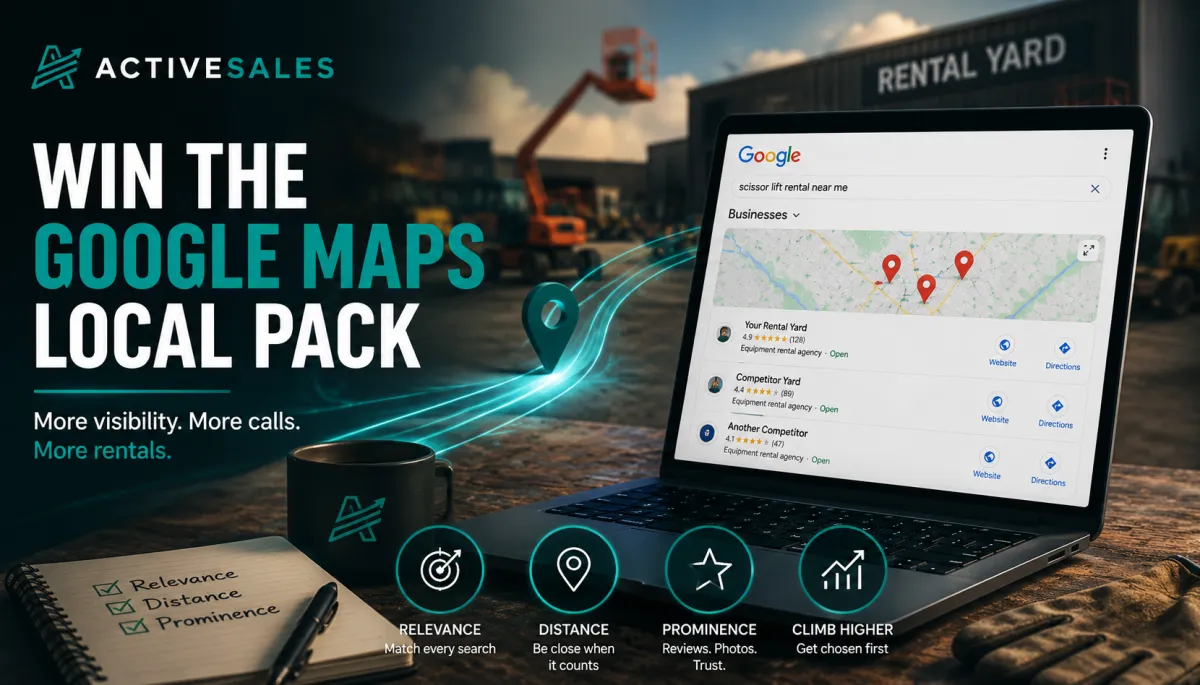 How to Win the Google Maps "Local Pack" for Your Rental Yard