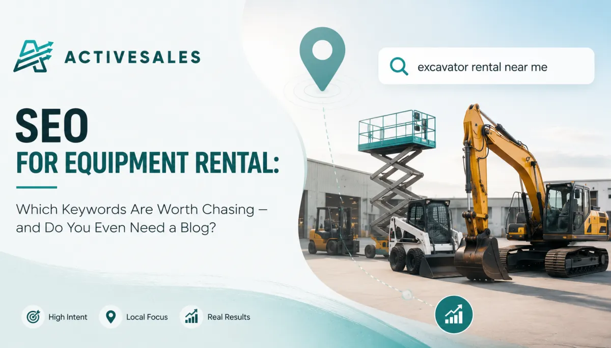 SEO for Equipment Rental: Which Keywords Are Worth Chasing — and Do You Even Need a Blog?