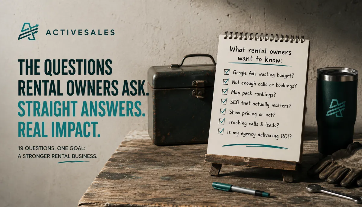 Where's My Ad Money Going? 19 Questions Rental Owners Actually Ask