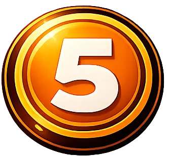 Číslo 5 znázorňující finální krok procesu konsolidace – sloučení úvěrů do jedné splátky a uzavření původních závazků.