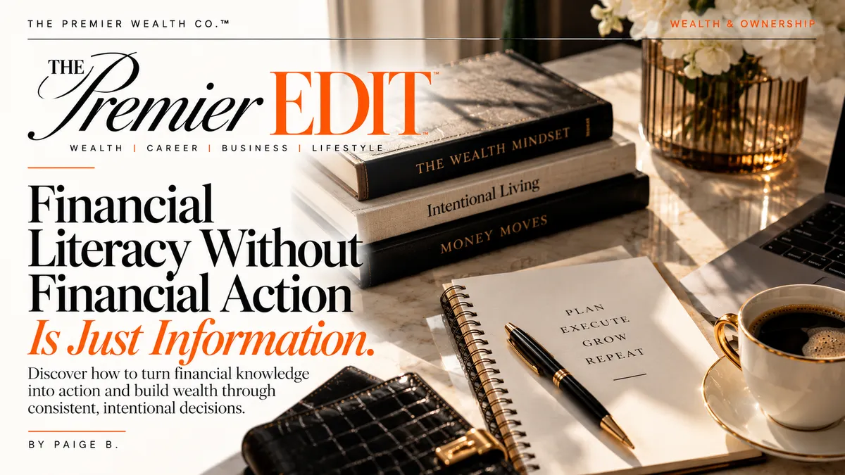 Financial Literacy Without Financial Action Is Just Information