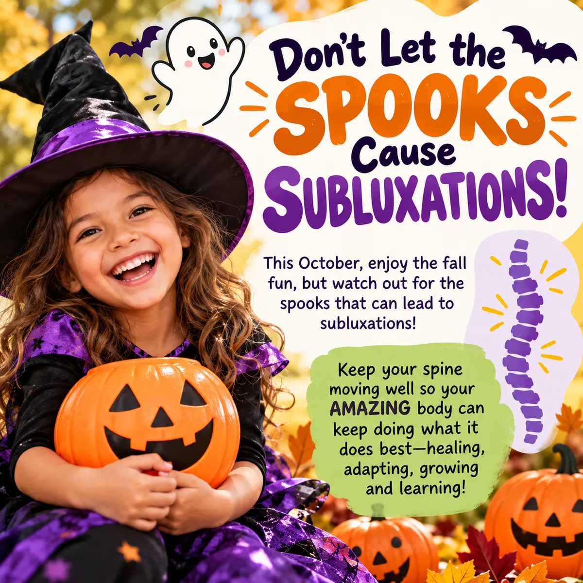 Don't Let the Spooks Cause Subluxations