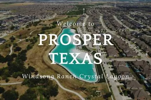 Aerial view of Windsong Ranch n Prosper x