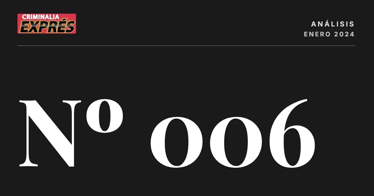 Criminalia Exprés, núm. 006