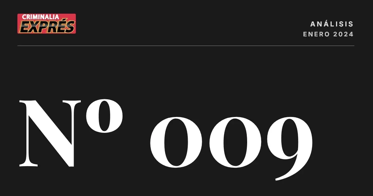 Criminalia Exprés, núm. 009