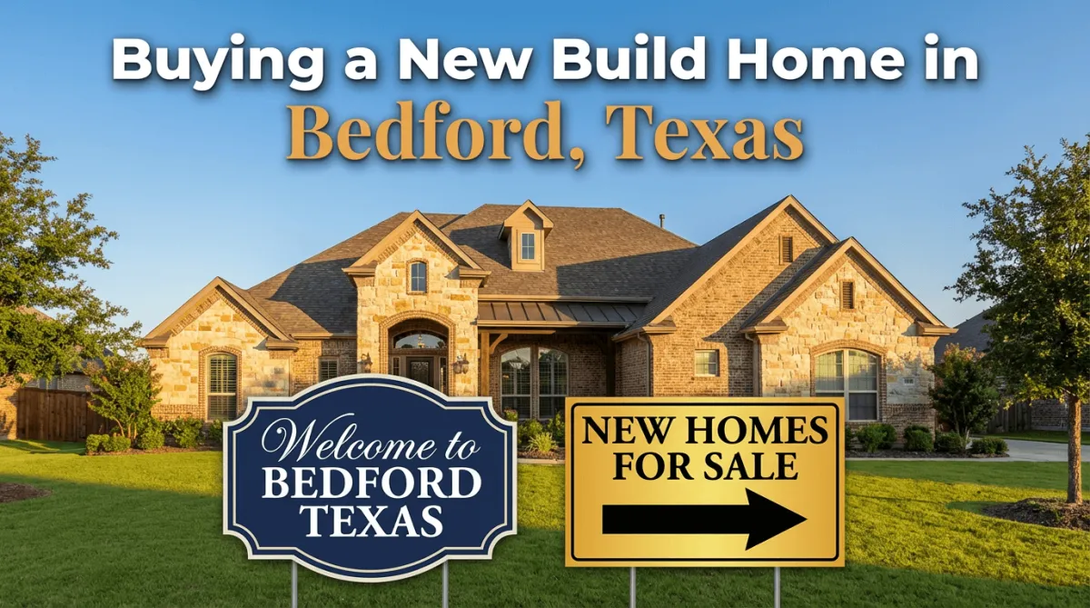Bedford TX New Build Homes for ale