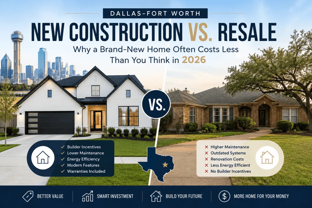 New Construction vs. Resale in Dallas–Fort Worth