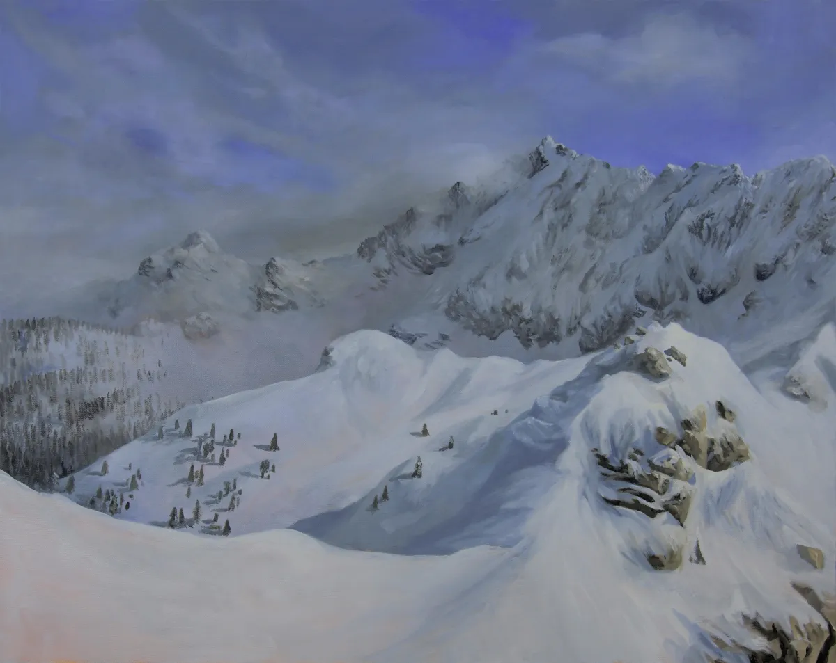 Cortina Mountains Painting
