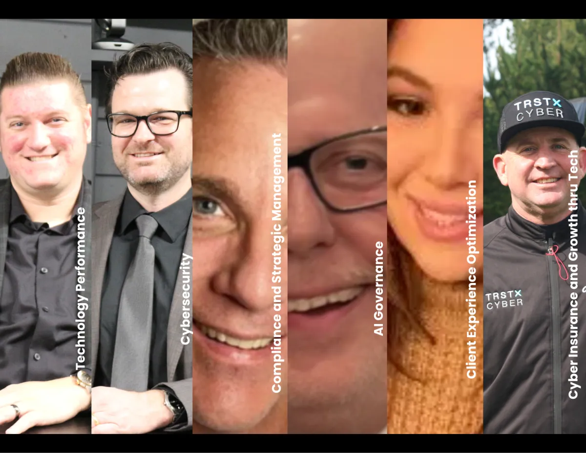 a dark background with an orange and red pattern