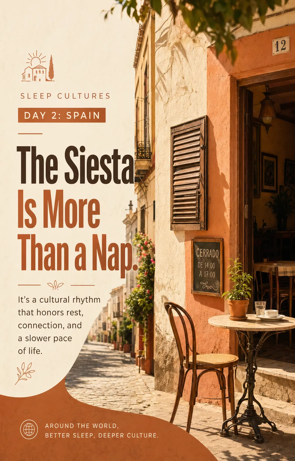The siesta is not just “being lazy.”