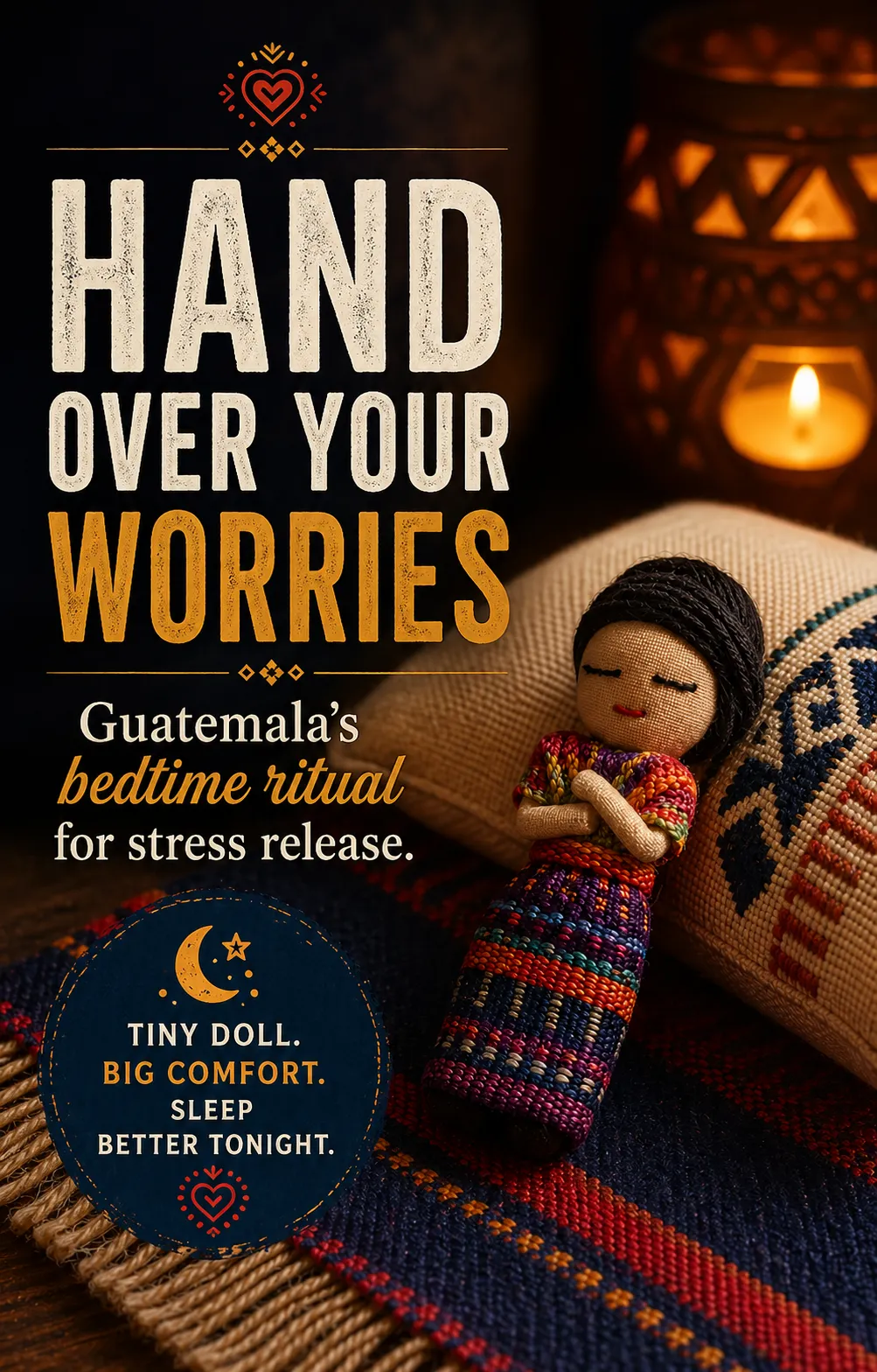 In Guatemala, sleep can begin with a tiny ritual of release.