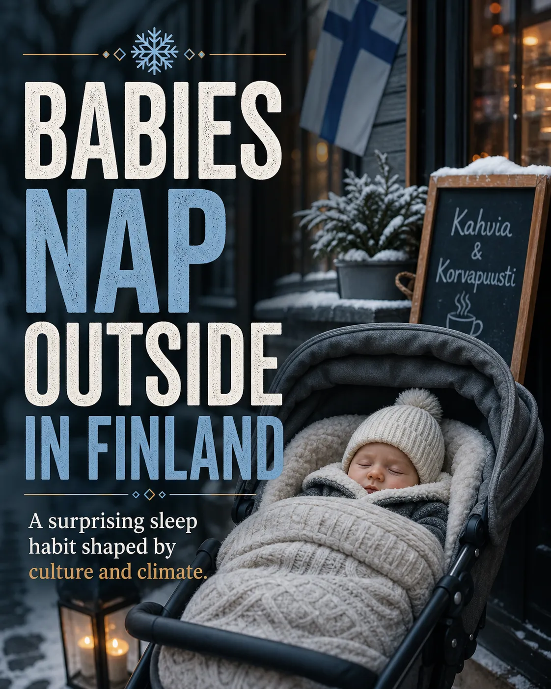 Finland’s surprising habit of letting babies nap outdoors