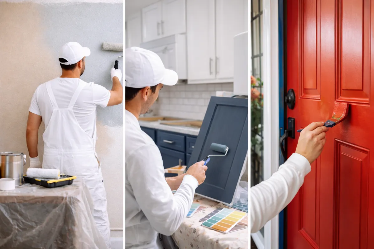 home painting projects interior cabinet door painting ideas