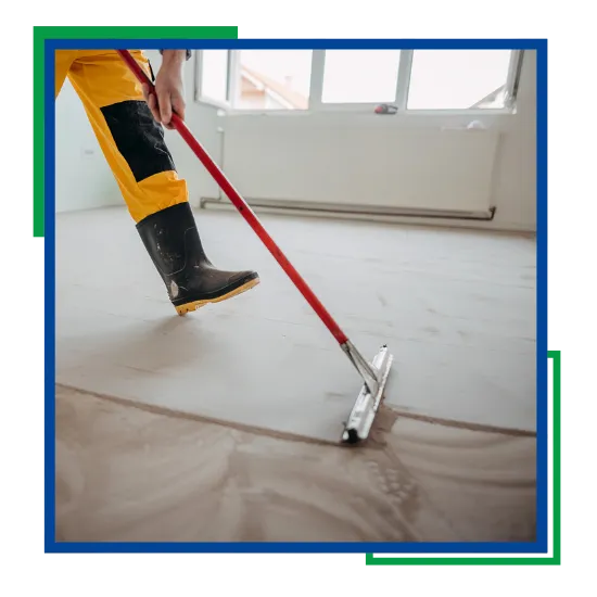 Finished floors after final construction cleaning in Orchards WA
