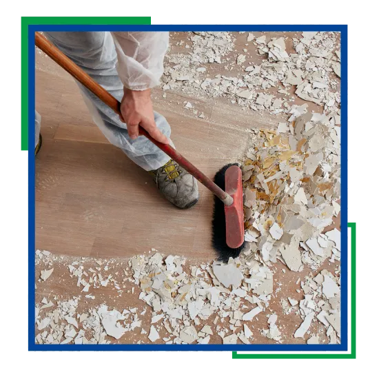 Detailed dust removal after construction cleanup in Orchards WA