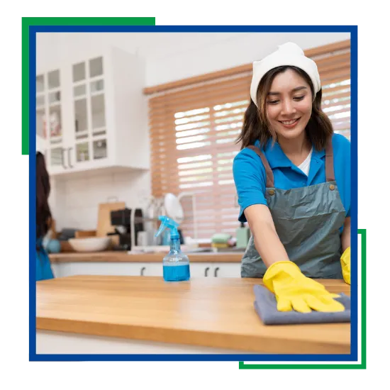 one-time deep cleaning in Orchards WA bathroom